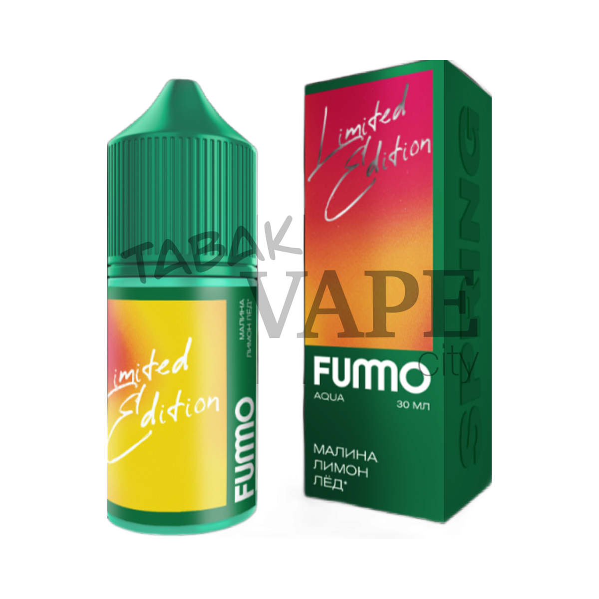 FUMMO AQUA SPRING Малина лимон лед 30мл.20мг.