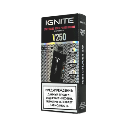 IGNITE V 250 Black 25000 IGNITE V 250 Black 25000