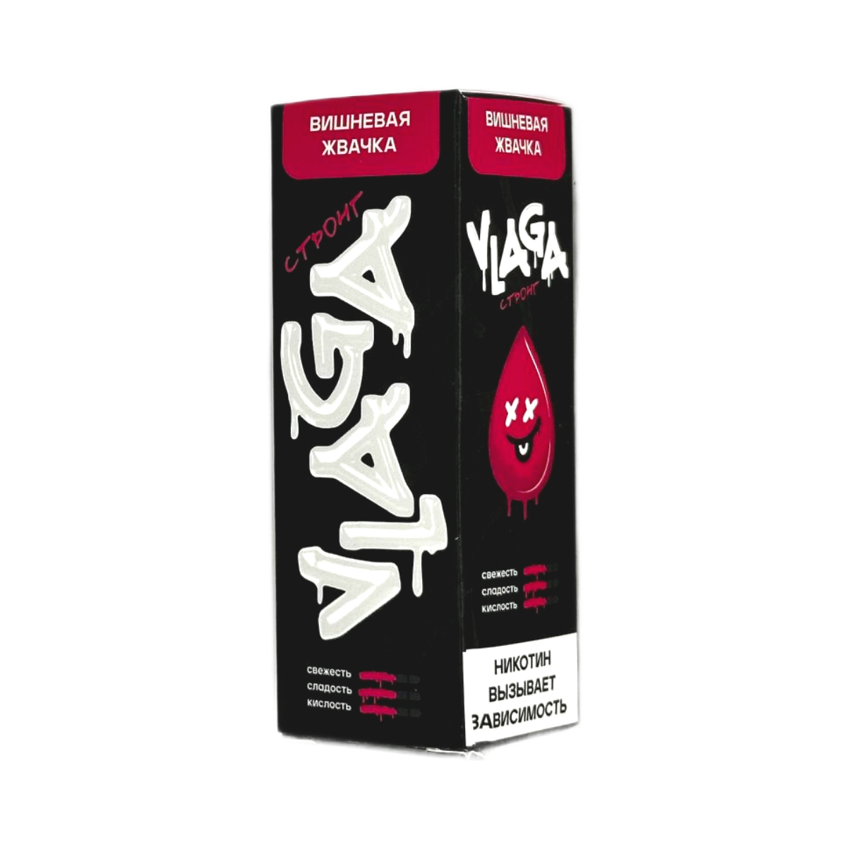 VLAGA STRONG Вишневая жвачка 30мл.20мг.