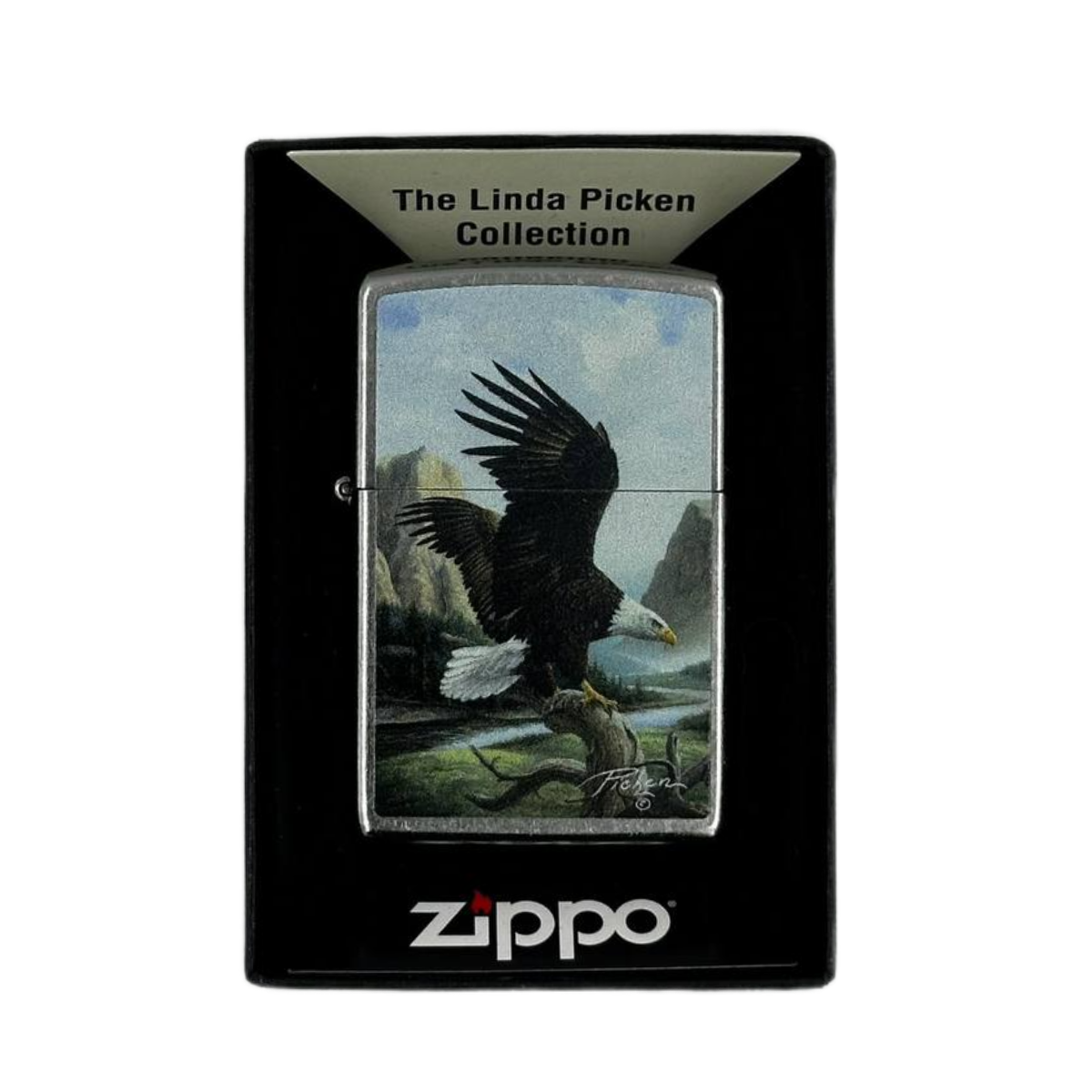ZIPPO/49822 Linda Pickens Design покр.Street Chrome, лат/сталь, серебро