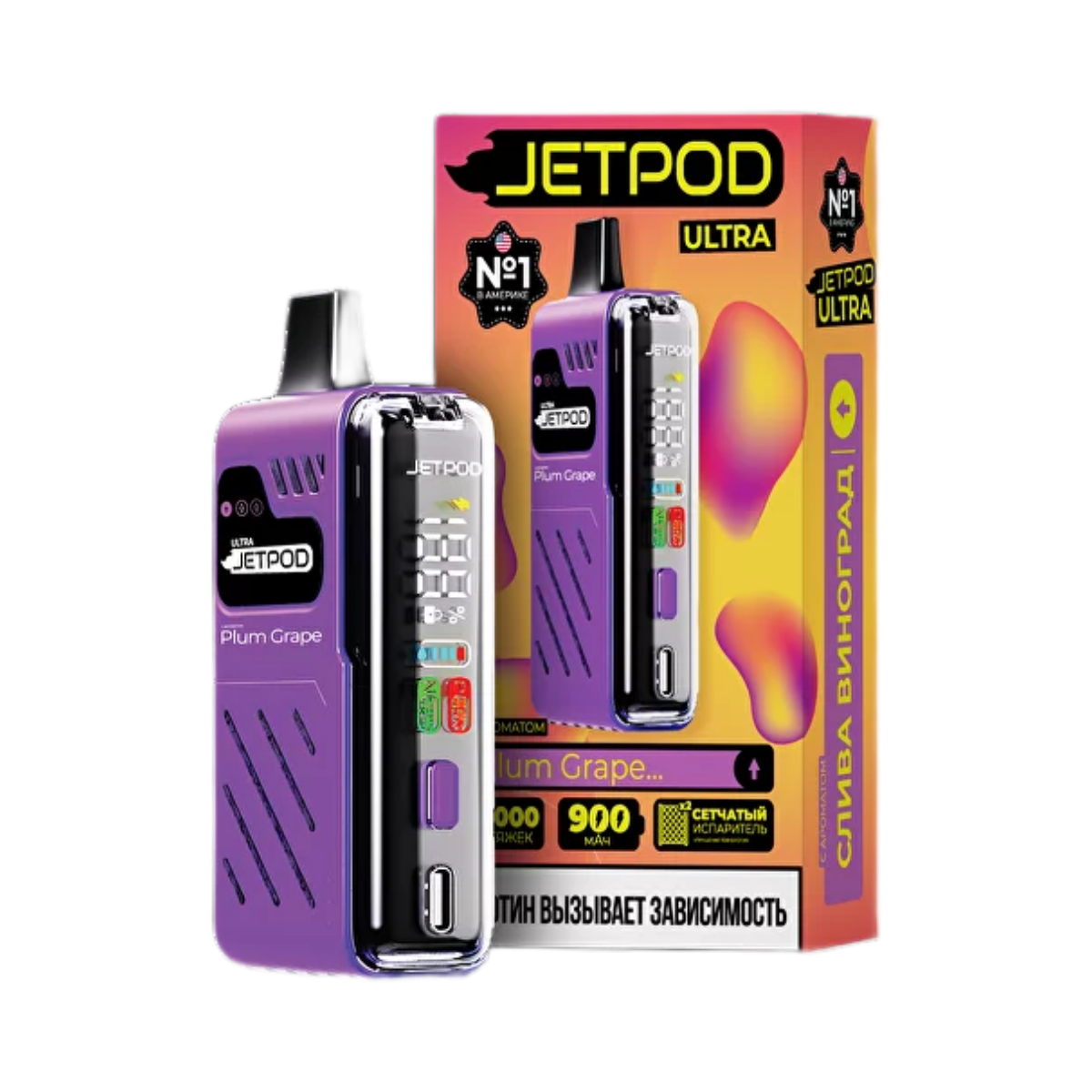 JETPOD ULTRA 14000 Слива виноград 2%