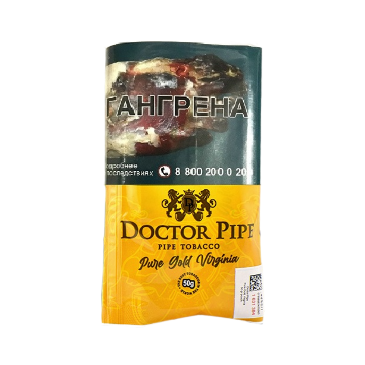 Табак труб. DOCTOR PIPE Pure Virginia Gold  50 гр.