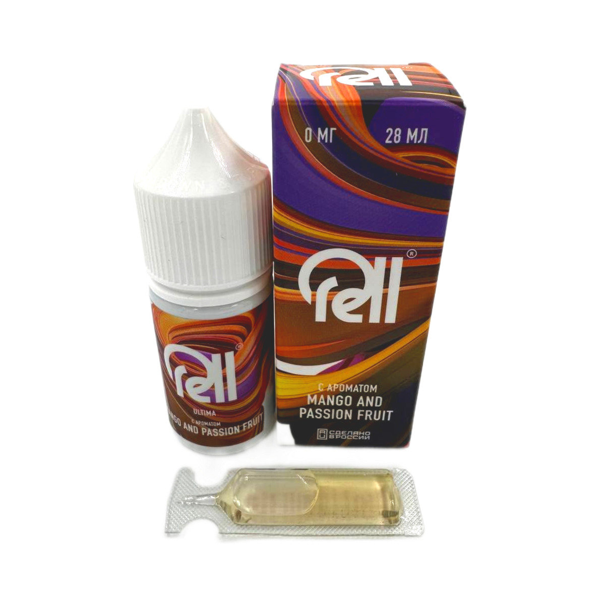 RELL ULTIMA + Nicobooster б/никотина Яблоко персик груша  30мл.0мг.