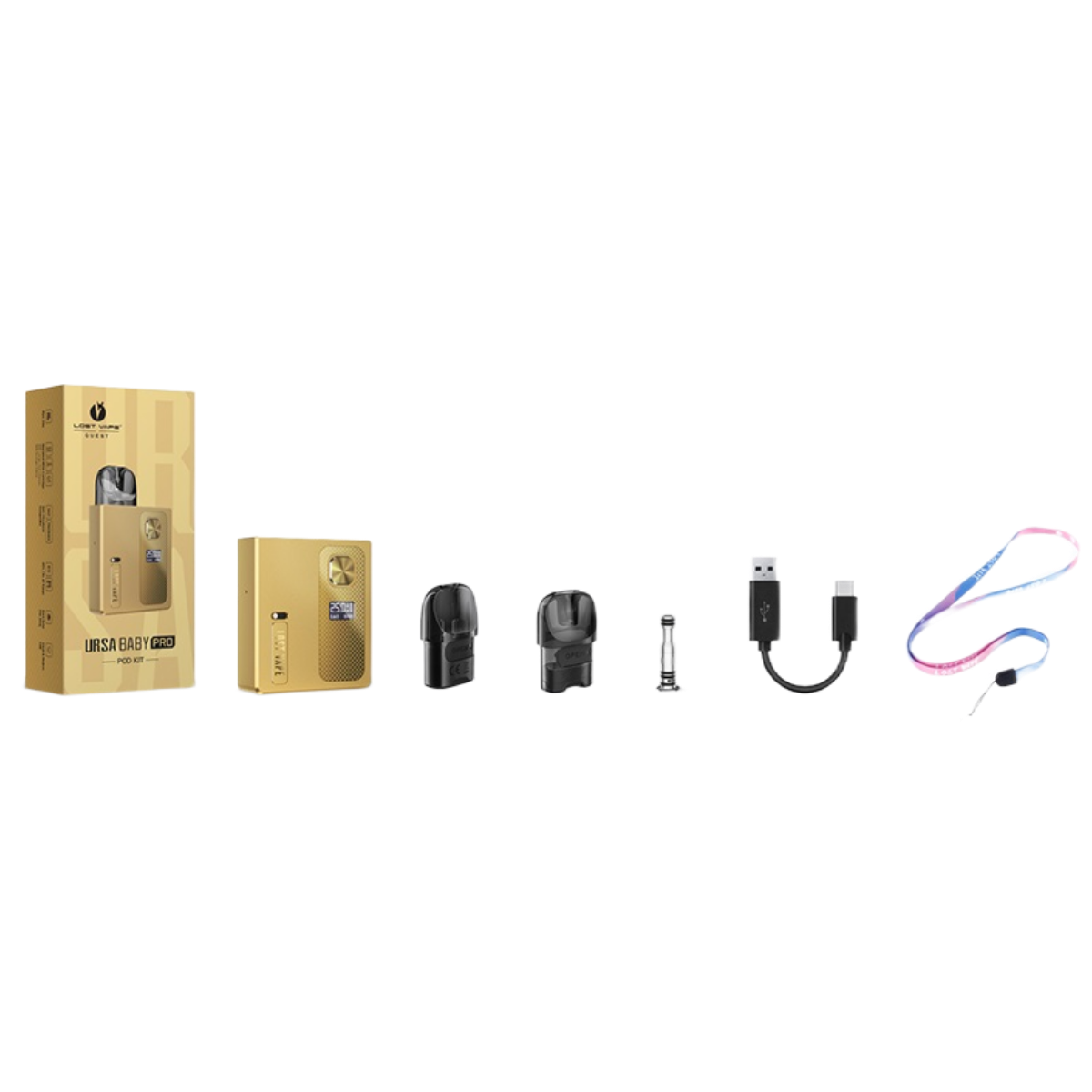 Lost Vape Ursa Baby Pro Pod Kit Classic Black / Черный