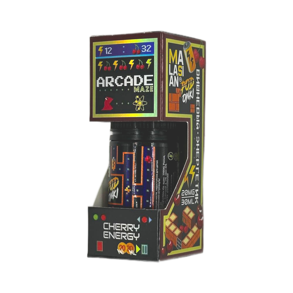 POD ONKI ARCADE Вишневый энергетик 30мл.20мг.