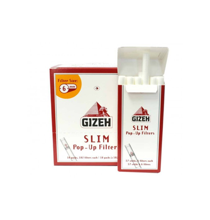 Фильтры сиг. Гизех Slim Pop UP в коробке (6мм/15мм)
