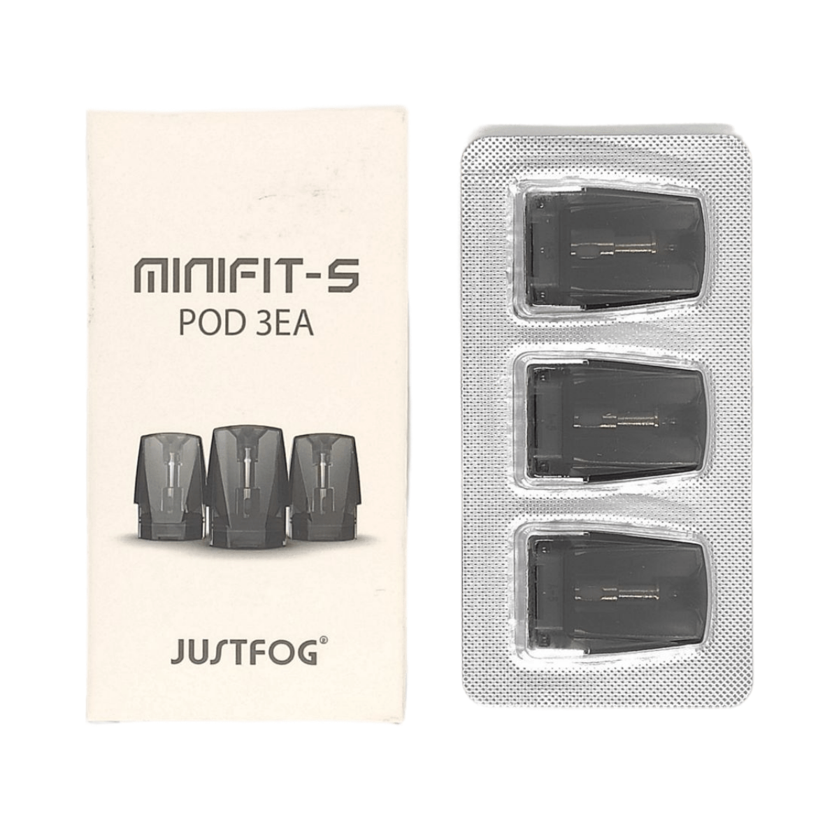 Картридж S JUSTFOG Minifit S 1.9ml 0.8ohm Pod FOG-010APOD (в упак. 3 шт.)