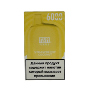 FLUM Pebble 6000 Клубника кокос 2%