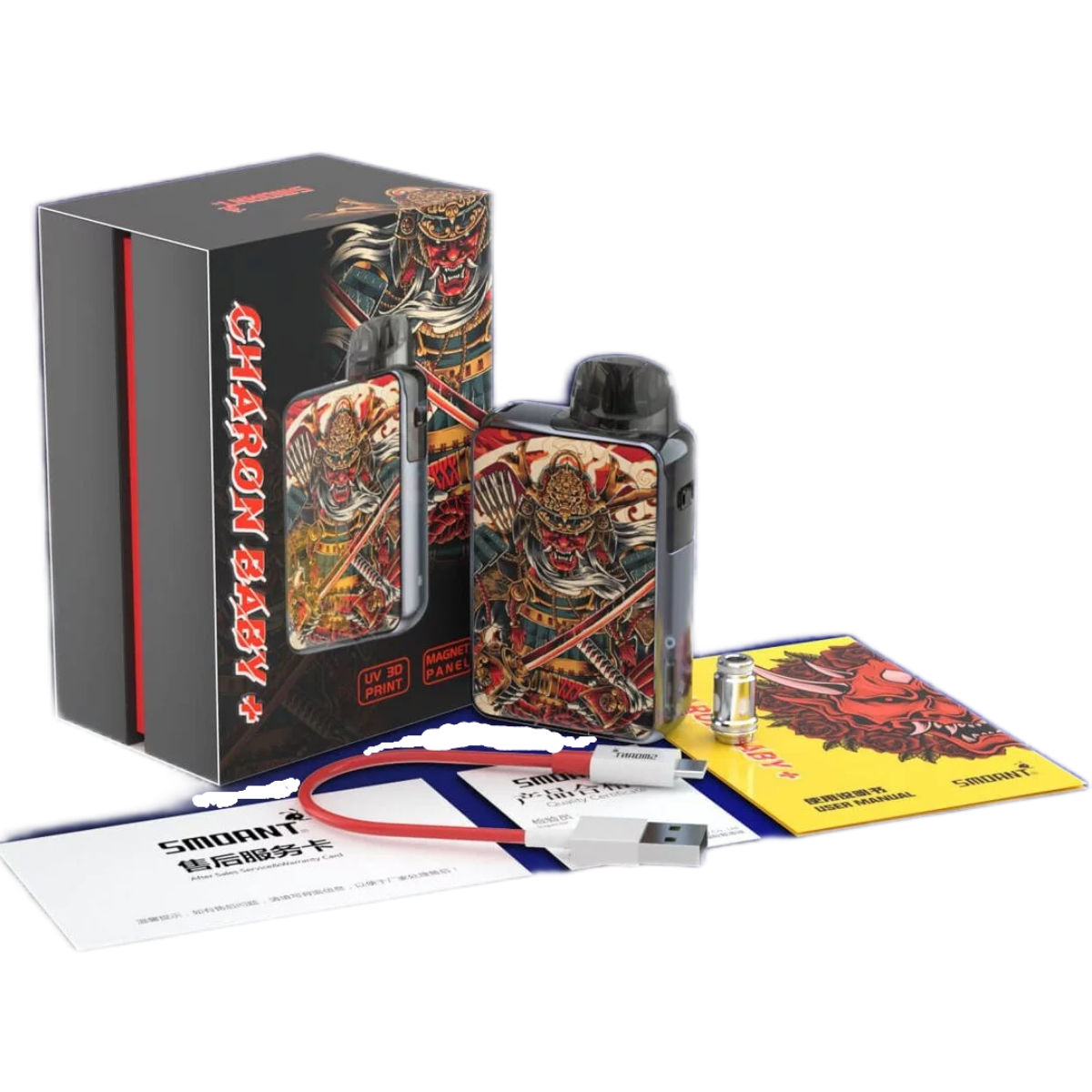 SMOANT Charon Baby Plus 1000mAh Pod Kit BUSHIDO KL-047-C