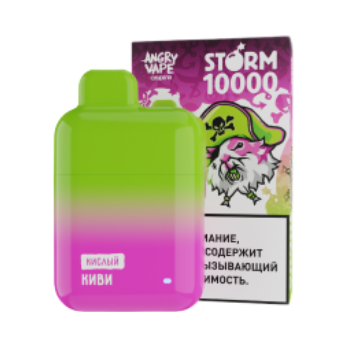 ANGRY VAPE STORM 10000 Киви кислый 2 %