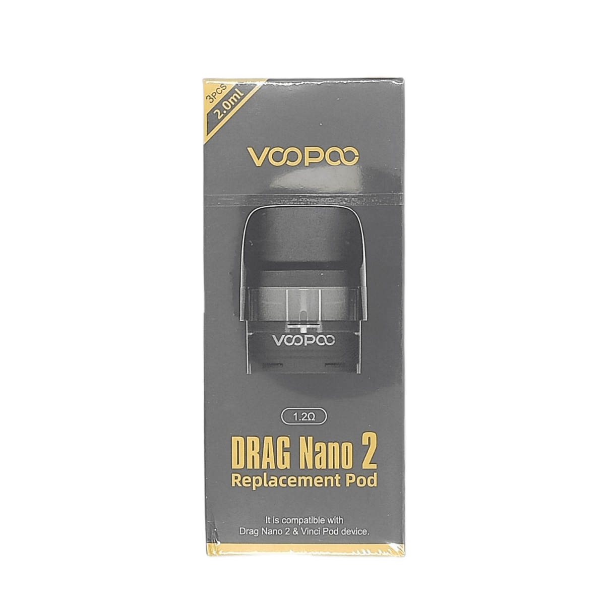 Voopoo Drag Nano 2 Pod/Vinci Pod 2ml 1.2ohm VP-110B-POD