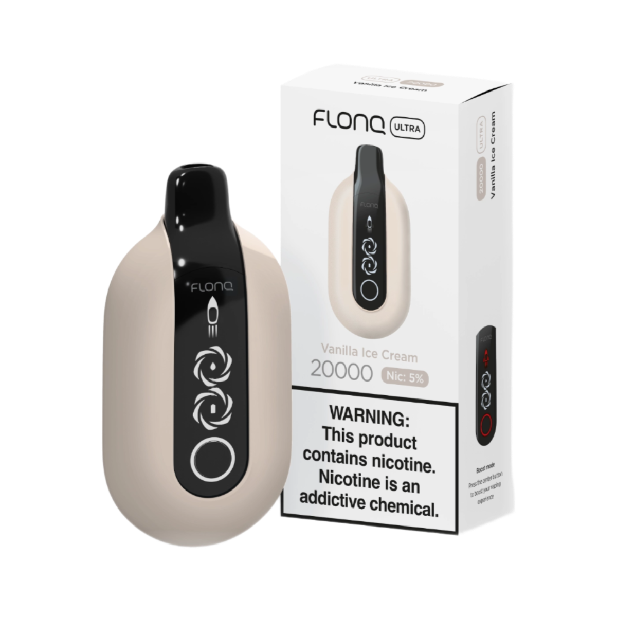 FLONQ Ultra 20000 Ванильное мороженое 2%