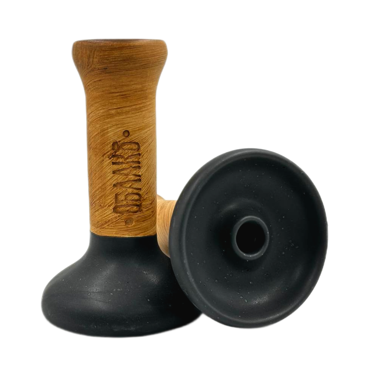 Кальянная чашка керамическая ОБЛАКО GLAZE STD Phunnel M черный матовый