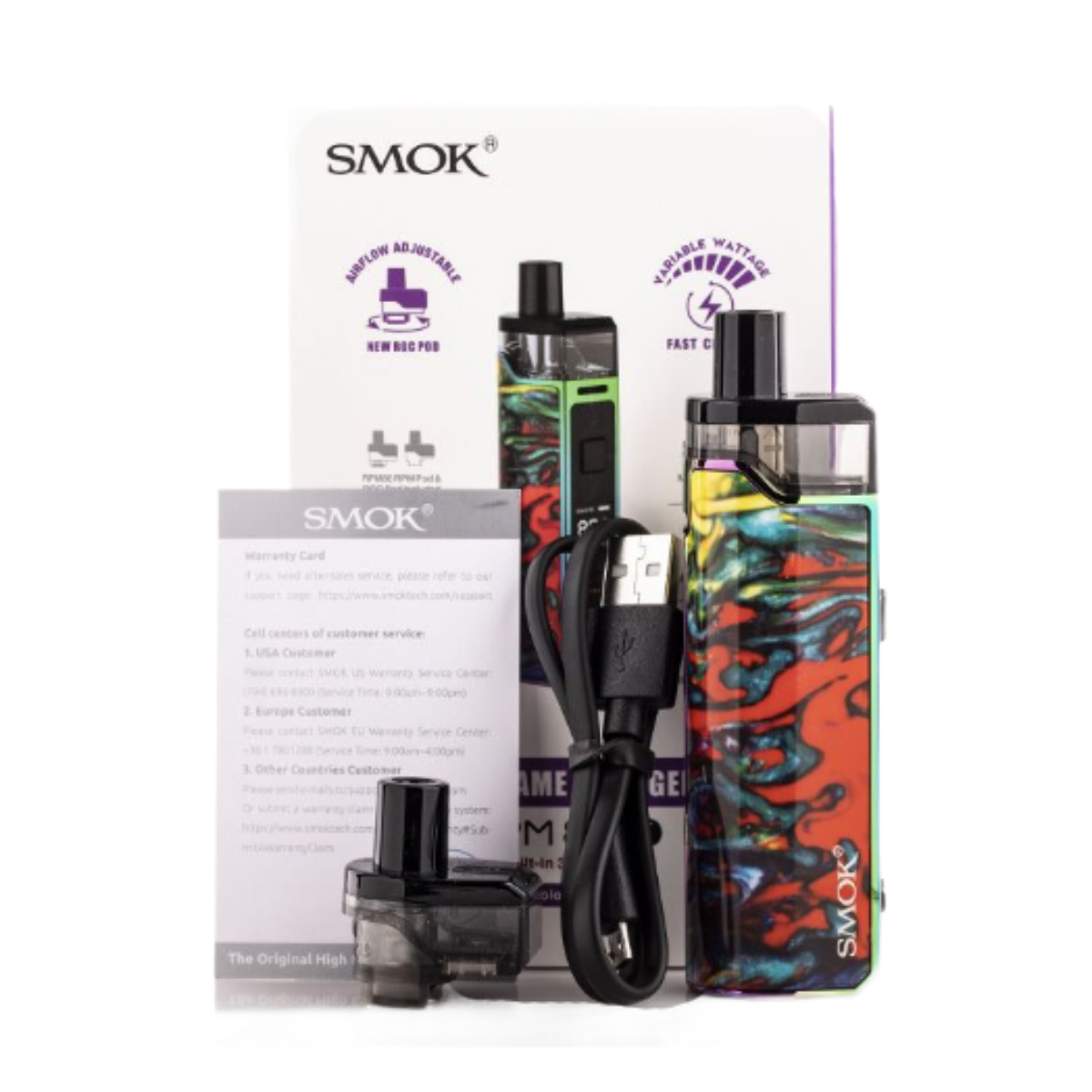 SMOK RPM 80 3000mAh Pod-Mod Kit SMOK-039F Black Carbon Fiber