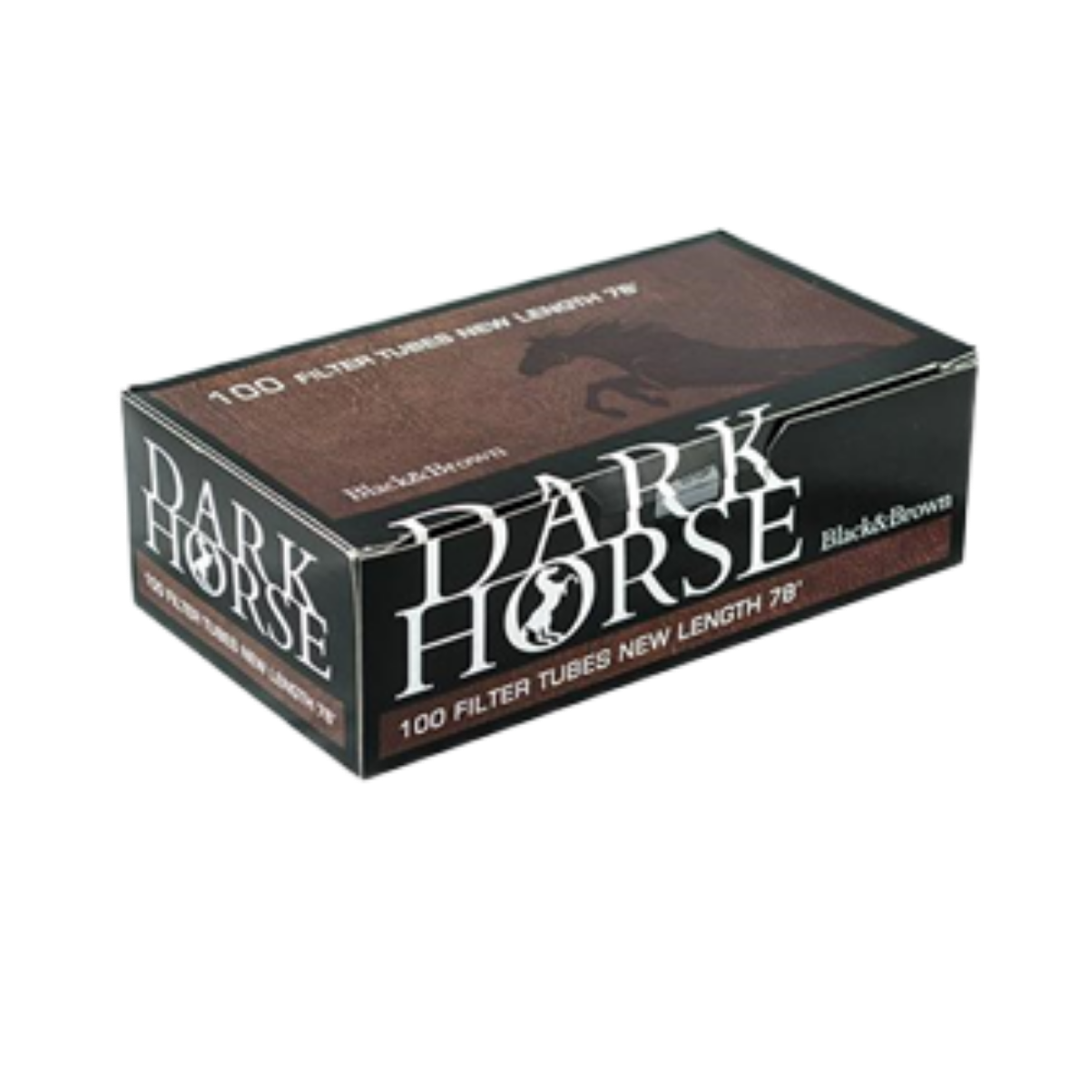 Гильза сигарет. DARK HORSE Black Brown 100