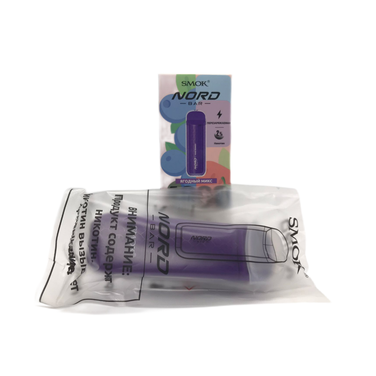 SMOK NORD BAR 4000 Ягодный микс 2%