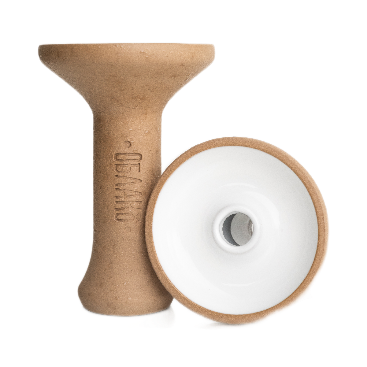 Кальянная чашка керамическая ОБЛАКО MONO Phunnel M бежевый с белой