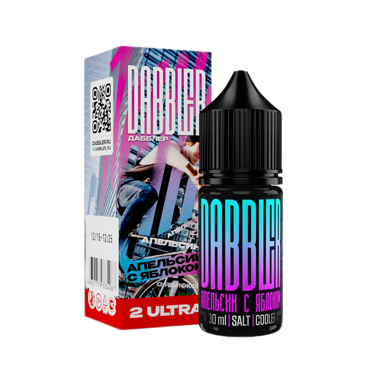 Dabbler Salt chubby Апельсин яблоко 30мл 2 ultra