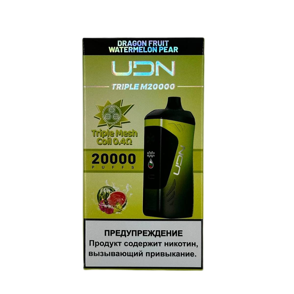 UDN TRIPLE M 20000 Драконий фрукт арбуз груша 2%