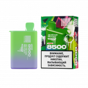 BRUSKO DABBLER TURBO 8500 Зеленое яблоко кислый 2%