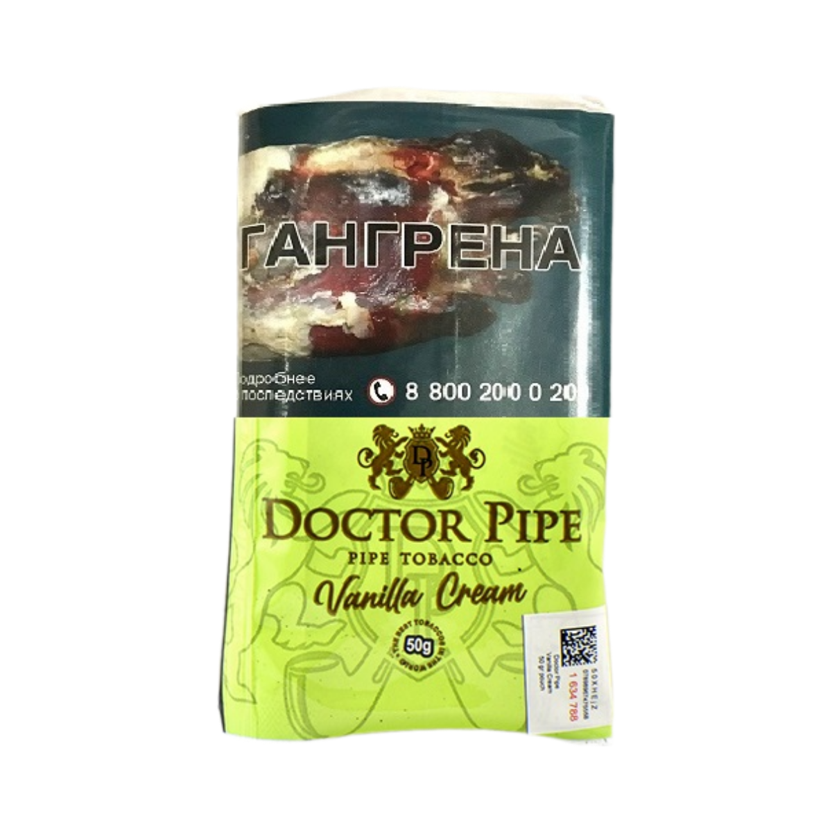 Табак труб. DOCTOR PIPE Vanilla Cream 50 гр.