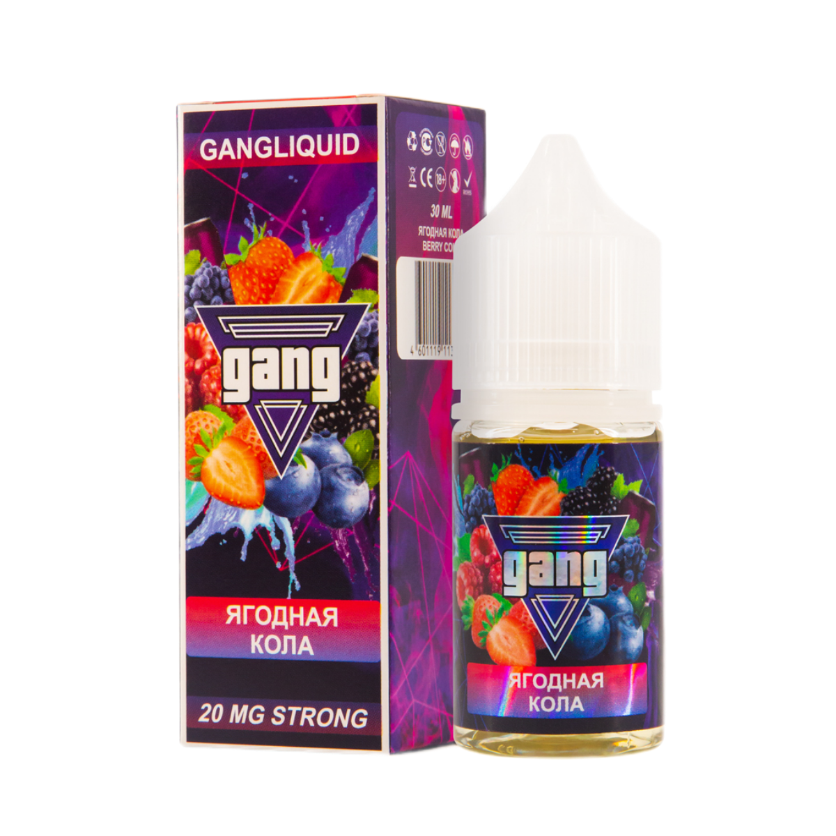 GANG Strong Ягодная кола 30мл 4.5%