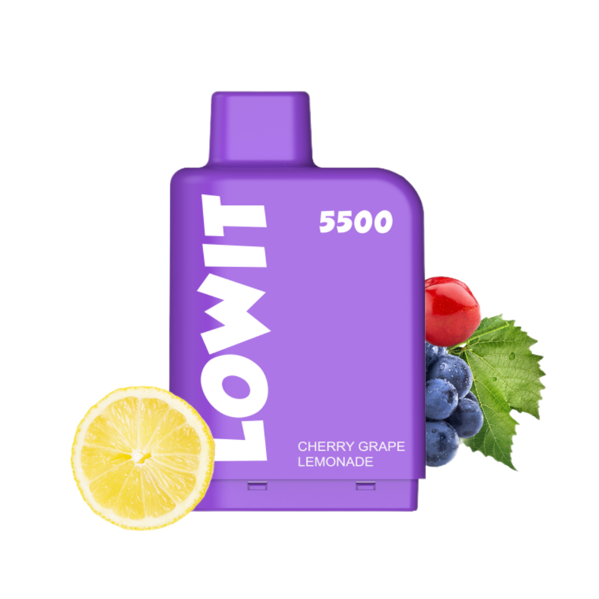 Картридж ELFBAR LOWIT 5500 Вишня виноград лимонад 12мл 2%