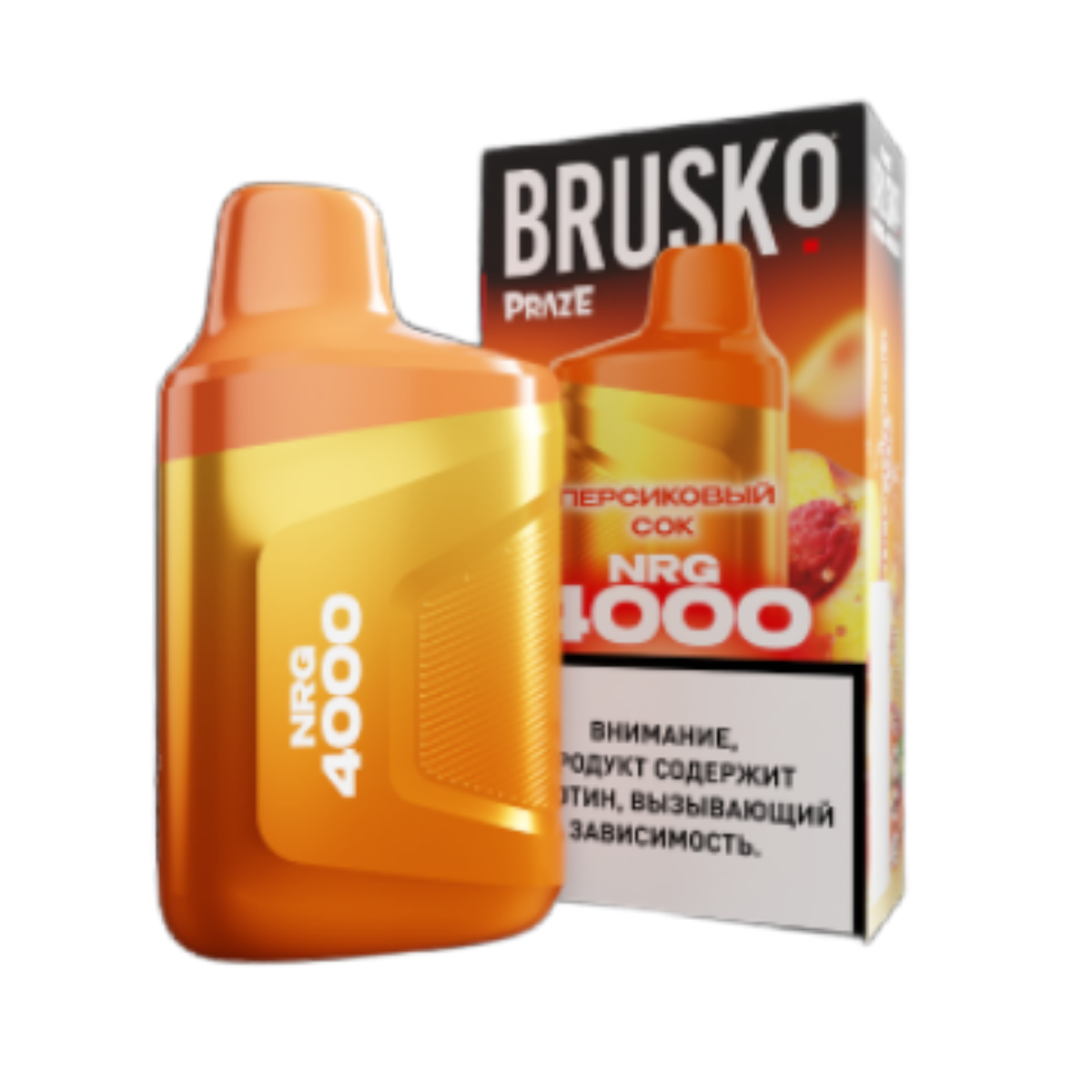BRUSKO NRG 4000 Персиковый сок 2%