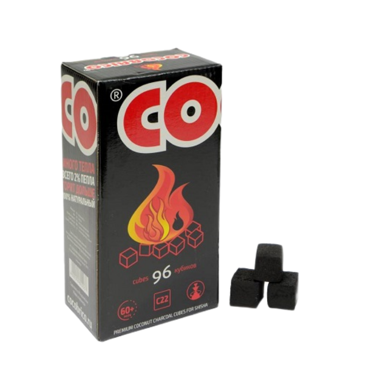 Уголь Coco brico 1 кг.(96 шт)