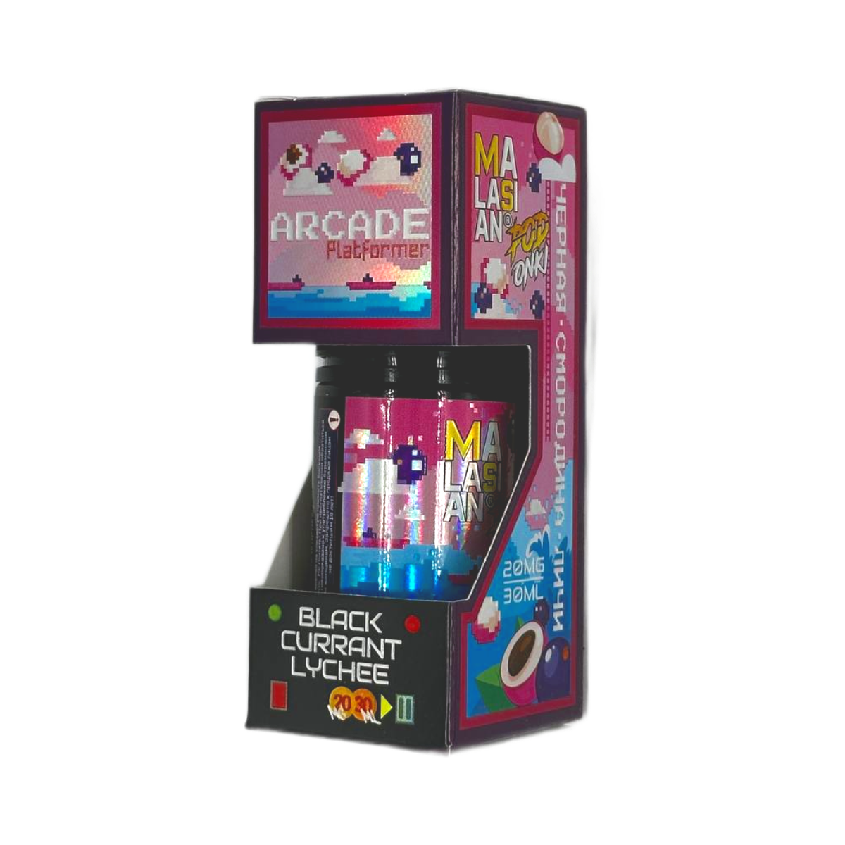 POD ONKI ARCADE Черная смородина личи 30мл.20мг.