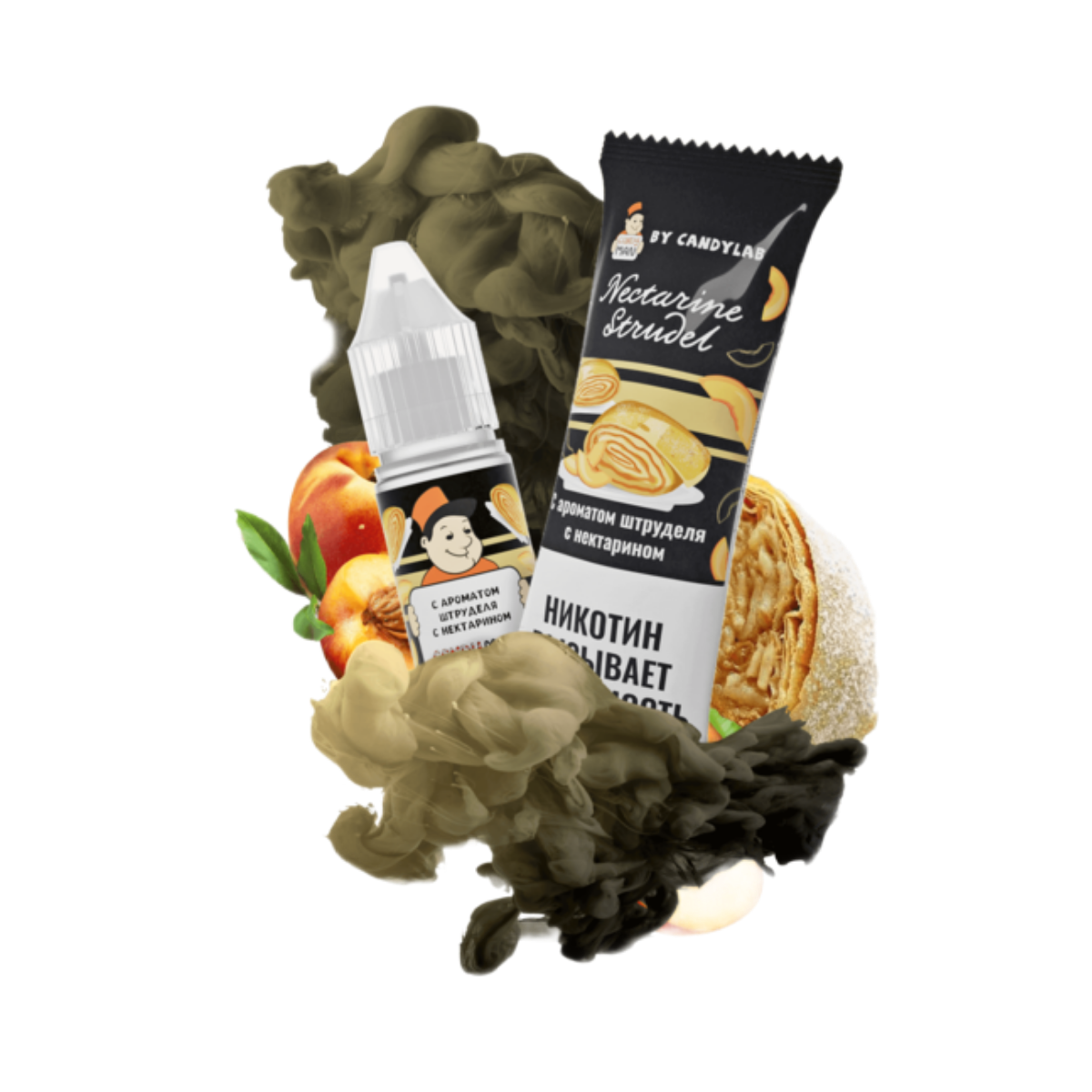 CANDYMAN Штрудель с нектарином 10мл.15мг