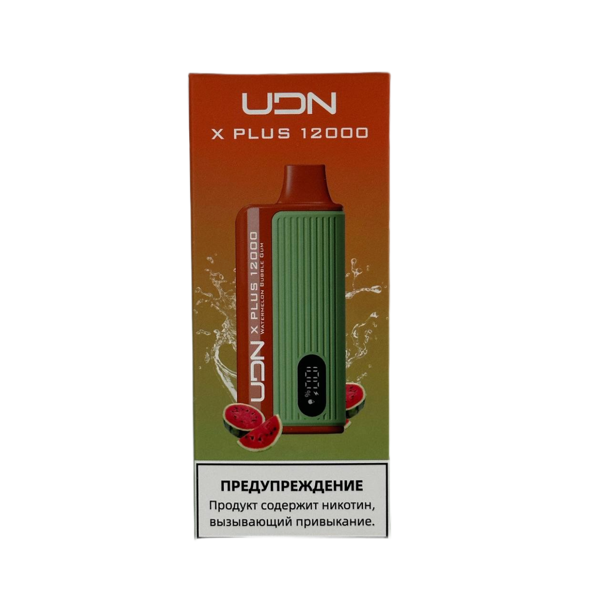 UDN BAR X PLUS 12000 Арбузная жвачка 2%