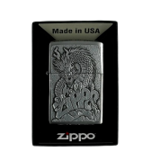 ZIPPO/48902 Classic покр.Brushed Chrome, лат/сталь, серебро