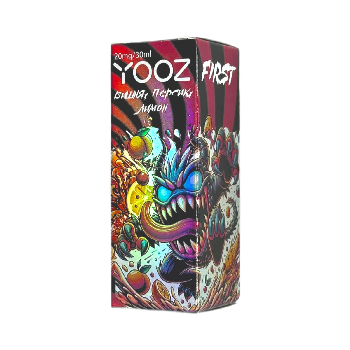 YOOZ First Вишня персик лимон 30мл.20мг.