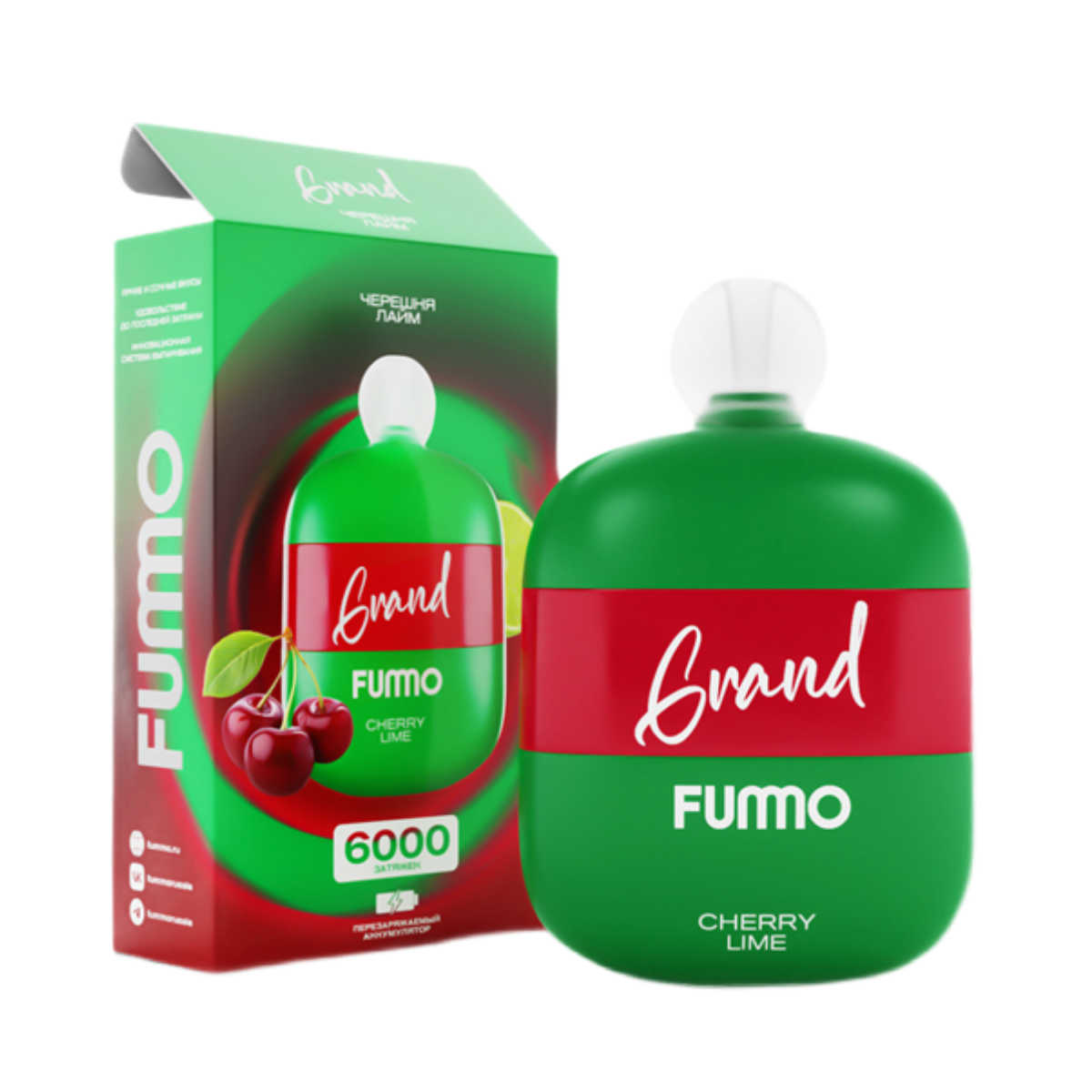 FUMMO GRAND 6000 Черешня лайм 2%