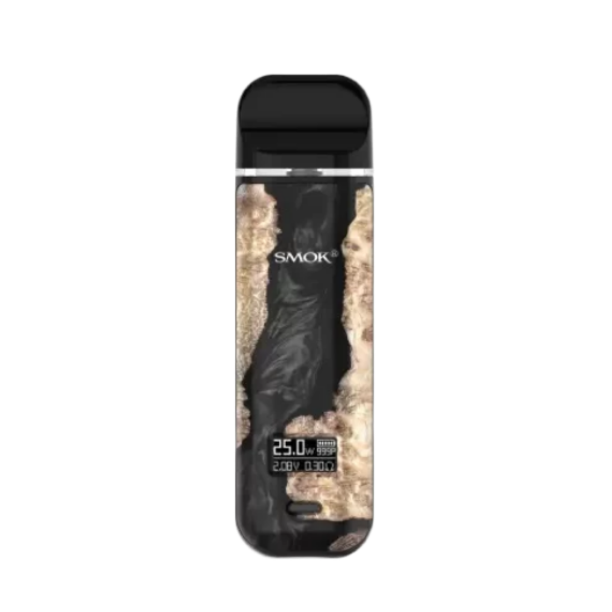 SMOK NOVO X 800mAh Pod Kit SMOK-061F Black Stabilizing Wood