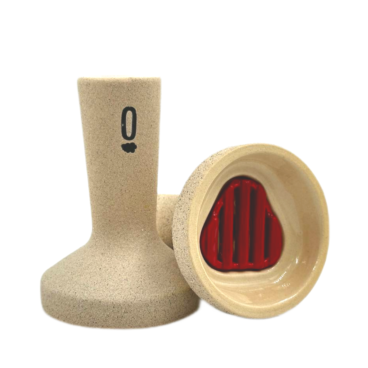 Кальянная чашка керамическая ОБЛАКО TRIO Line Basic красный