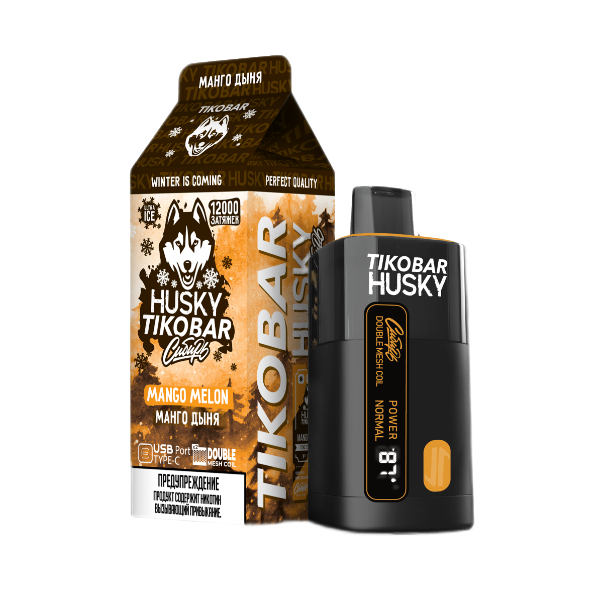 TIKOBAR HUSKY СИБИРЬ 12000 Манго дыня 2%