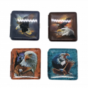 Портсигар Орел цветной р/з (20 сиг.) CCM-15