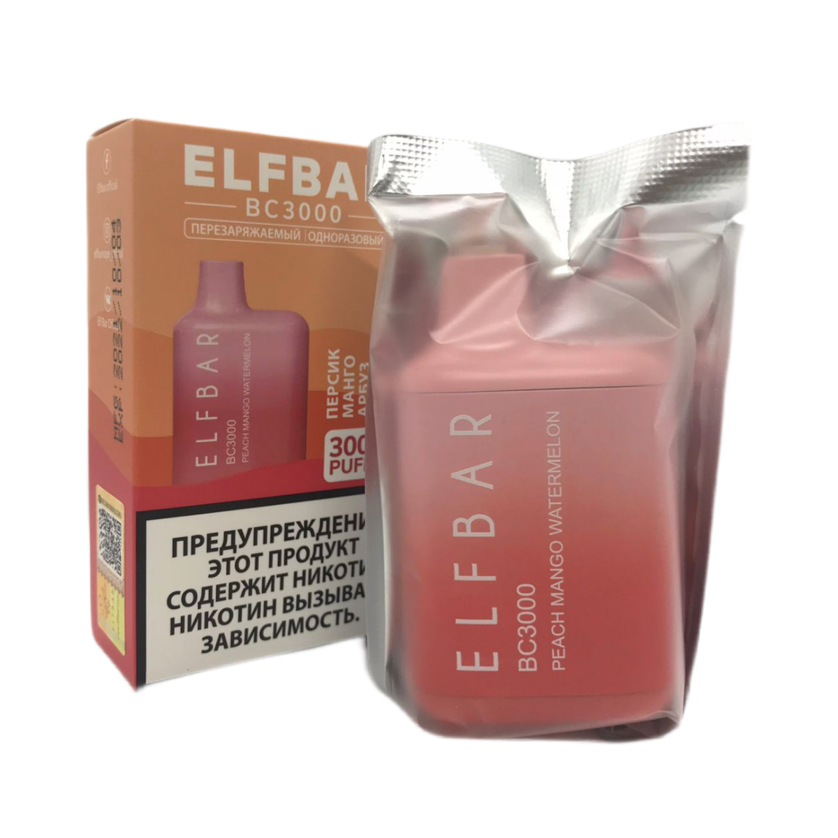 ELFBAR 3000 Манго персик арбуз 2%