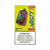 NASTY BAR D16Ki 16000 Клубника лед 2%
