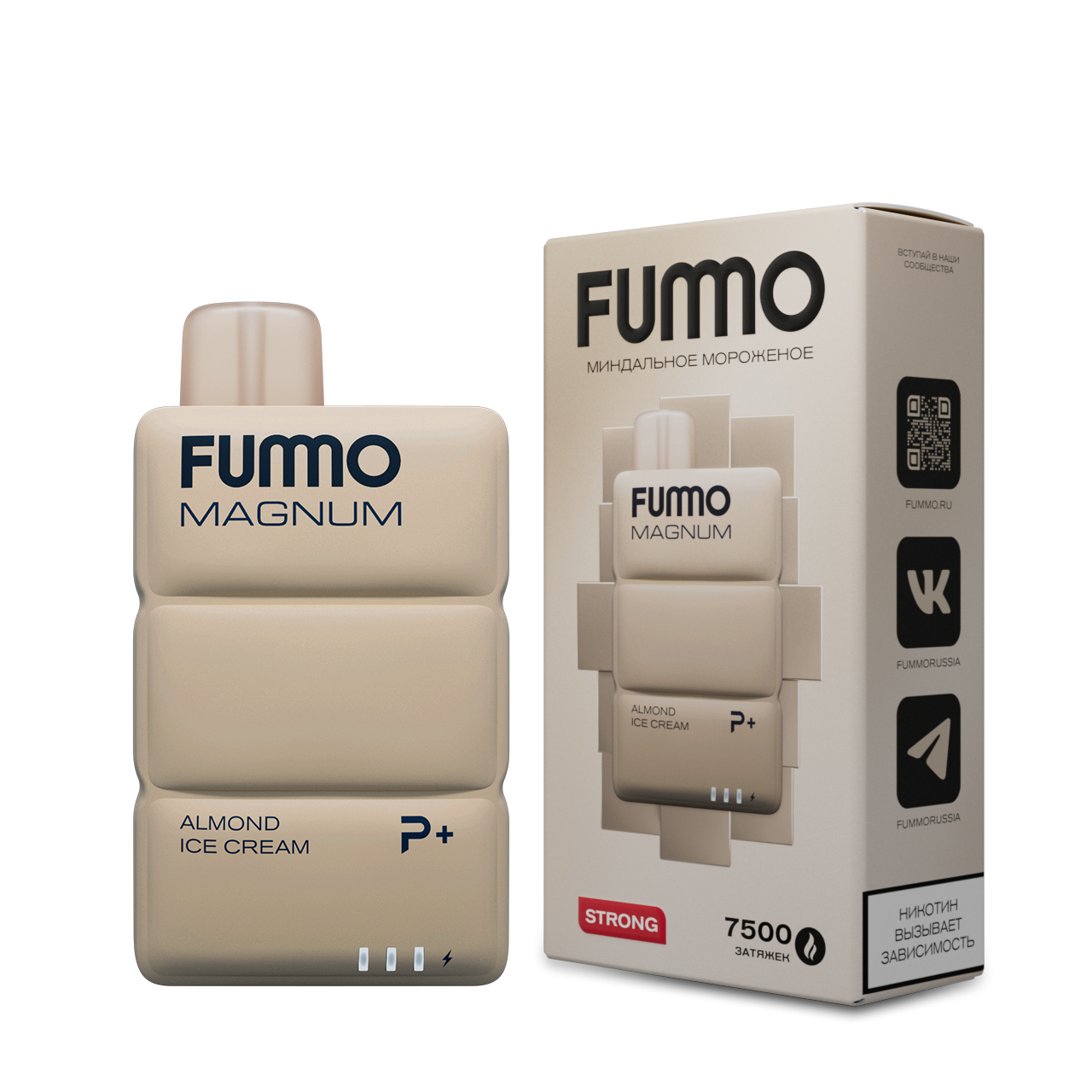 FUMMO MAGNUM 7500 Миндальное мороженое 2%