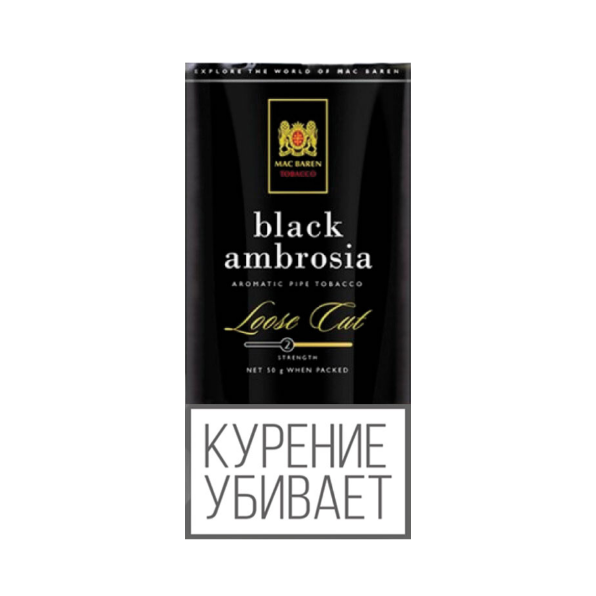 ТАБАК труб. M.B. AMBROSIA BLACK 40гр.