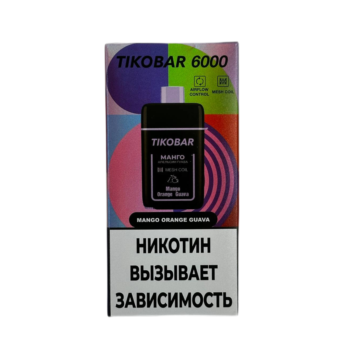 TIKOBAR 6000 Манго апельсин гуава 2%