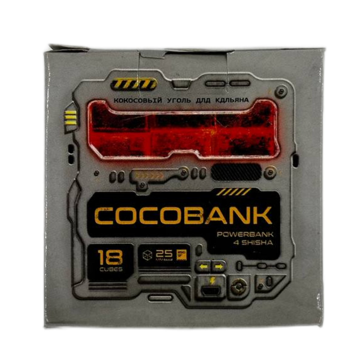 Уголь COCOBANK 250 гр. (18 шт) 25mm