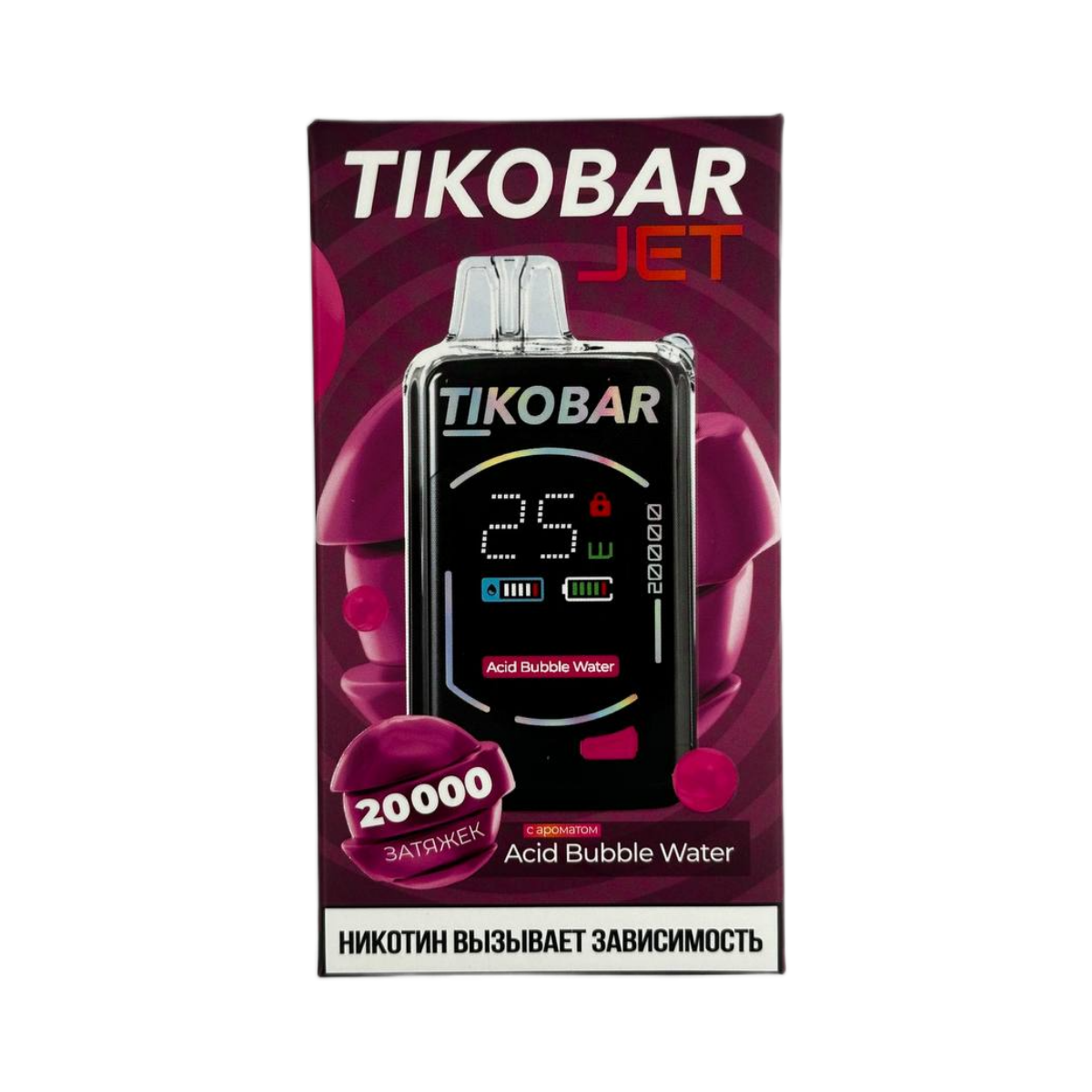 TIKOBAR JET 20000 Кислая газировка 2%