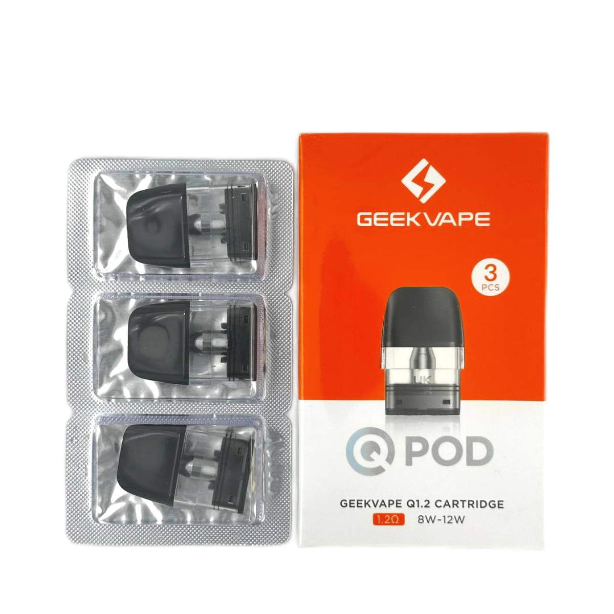 Geek Vape Q 1.2 Pod Black (в упак. 3 шт.)