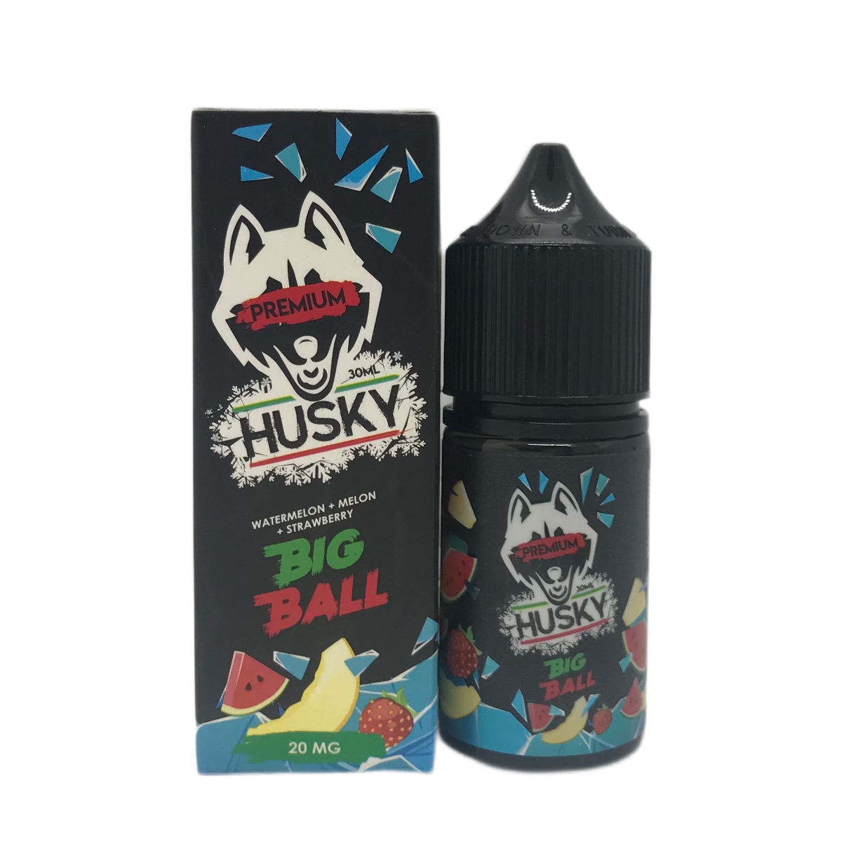 HUSKY Premium Ледяной арбуз дыня клубника 30 мл 2%