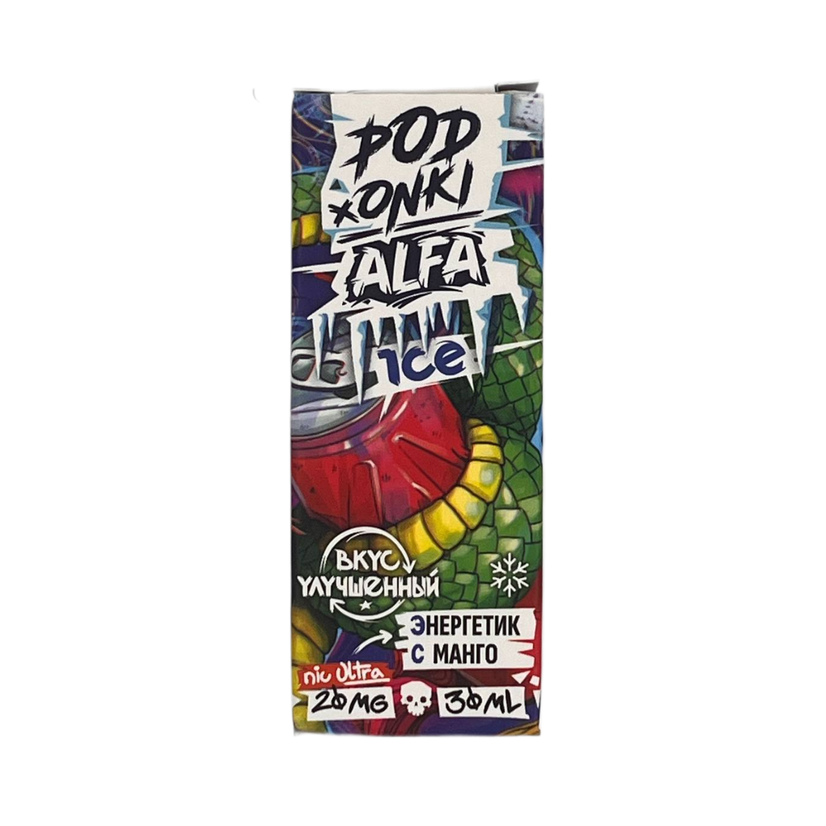 POD ONKI ALFA ULTRA Энергетик с манго 30мl. 20 мг