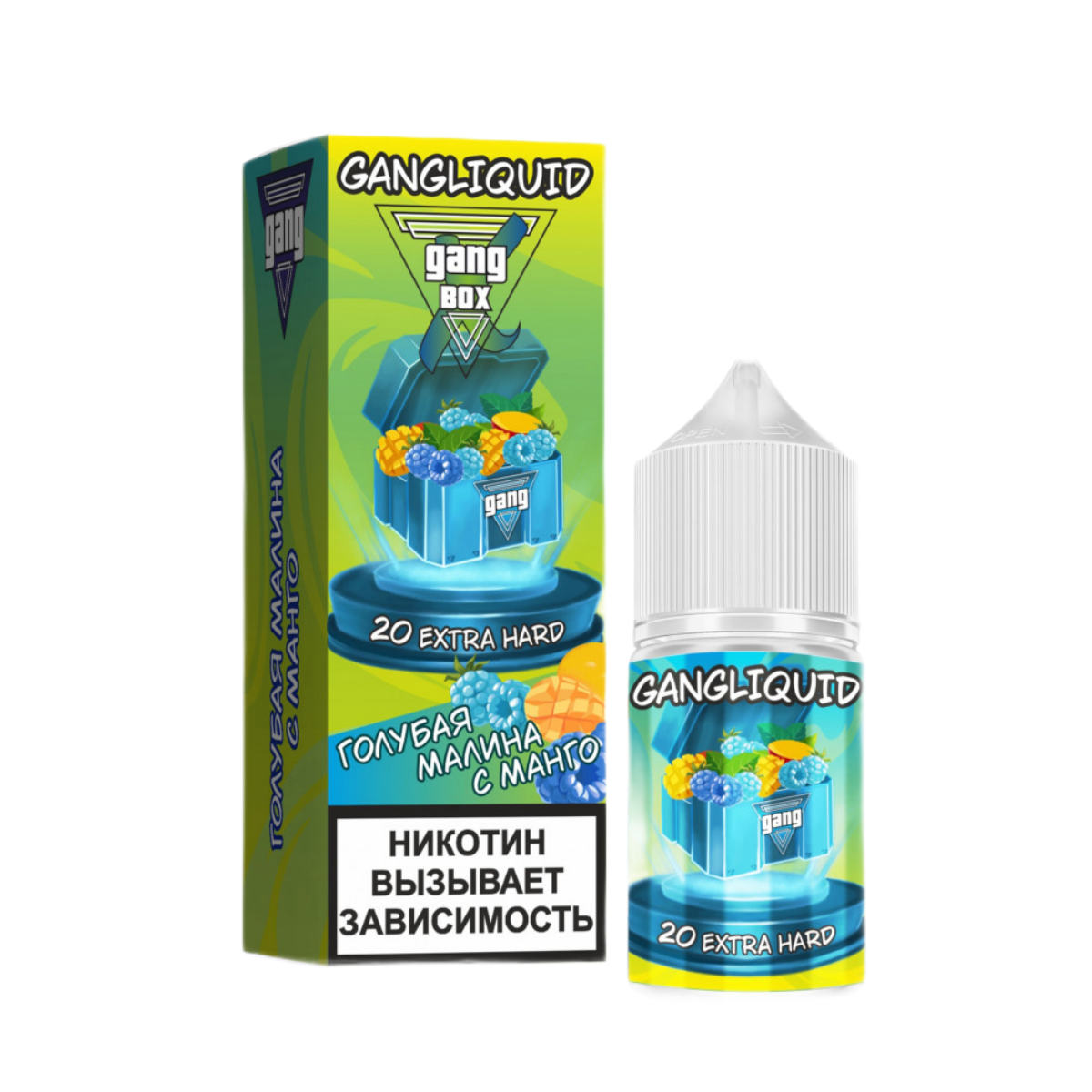 GANG XBOX Голубая малина с манго 30мл 2%